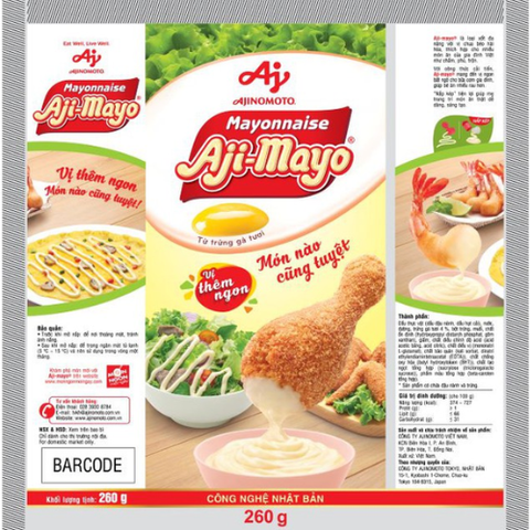 Ảnh Xốt Aji MaYo 260 T3 (30 Tuýp/Thùng)