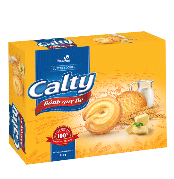 Ảnh Bánh Quy Bơ Calty 270gr (12Hộp/Thùng)