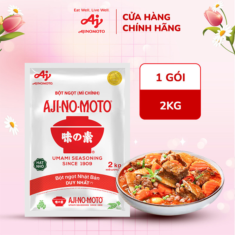 Ảnh Bột Ngọt Ajinomoto 2Kg R Cánh Nhỏ (10Gói/Thùng)