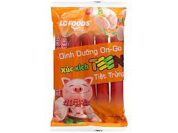 Ảnh Xúc Xích Teen Heo Loại Gói Nhỏ 18gr (20Gói/Thùng)