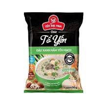 Ảnh Cháo Tổ Yến Đậu Xanh Nấm Yến Mạch - 50gr (30Gói/Thùng)