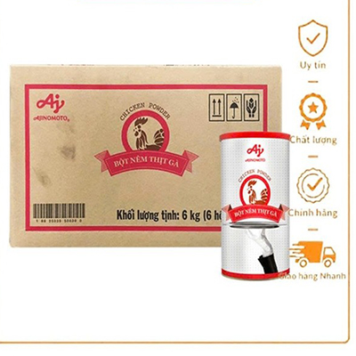 Ảnh Bột Nêm Thịt Gà 1kg-1 (6 Lon/Thùng)